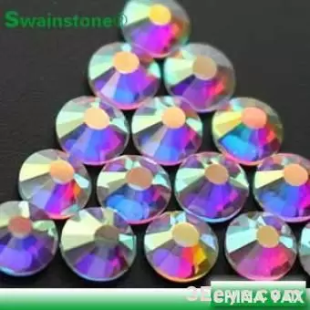 SS20 swainstone Crystal AB Stone flatback hotfix 